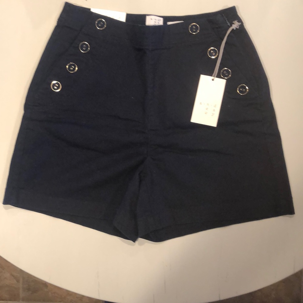 A New Day New Navy Chino Stretch Shorts 4” Size 4
